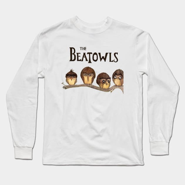 The Beatowls Long Sleeve T-Shirt by Hooty Hoo